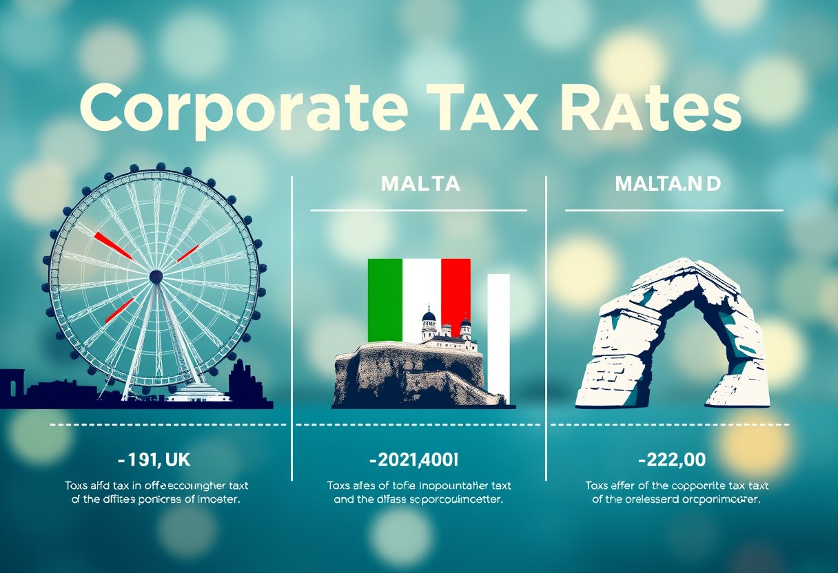 Körperschaftsteuersätze für Unternehmen – Großbritannien und Irland lassen Malta hinter sich