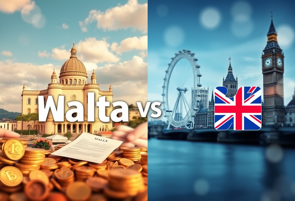 Malta vs. Großbritannien – Warum die niedrigeren Unternehmensgründungskosten im Vereinigten Königreich sinnvoller sind