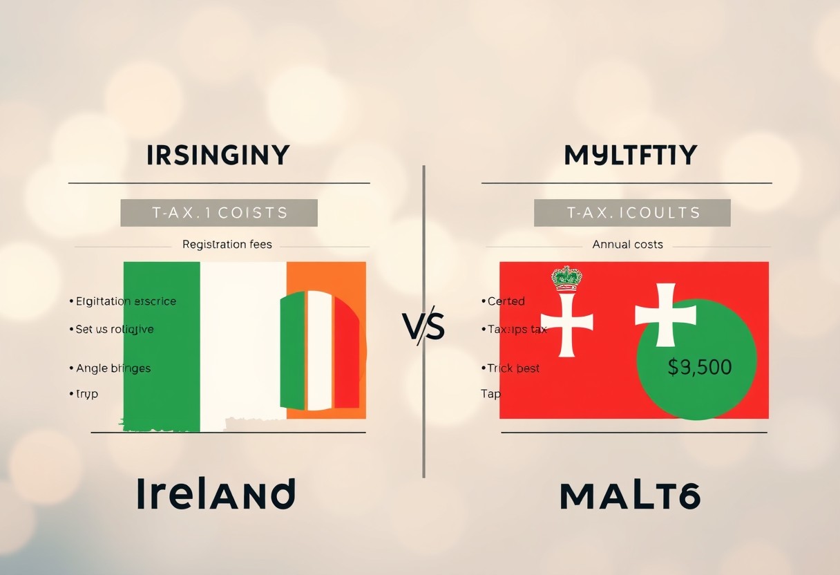 Unternehmensgründung in Irland vs. Malta – Der deutliche Kostenunterschied